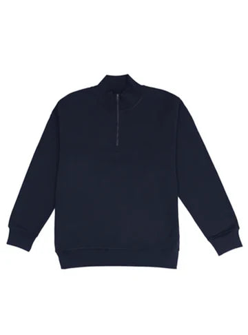 Quarter Zip Neck Sweat Shirt