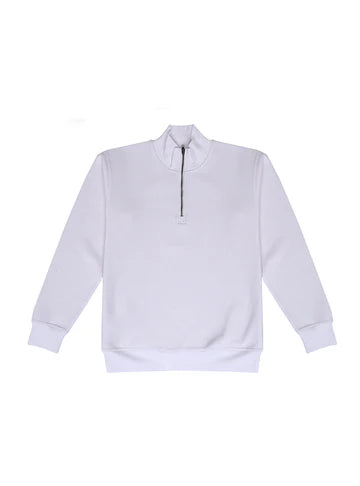Quarter Zip Neck Sweat Shirt