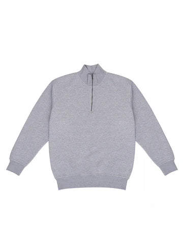 Quarter Zip Neck Sweat Shirt