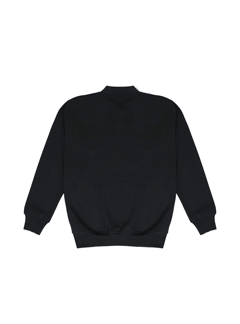 Quarter Zip Neck Sweat Shirt