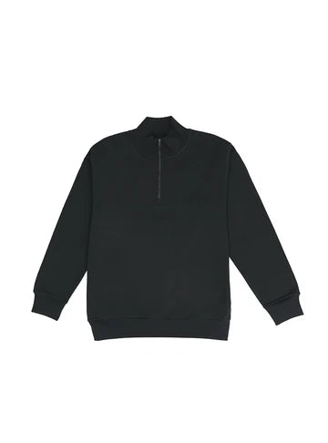 Quarter Zip Neck Sweat Shirt