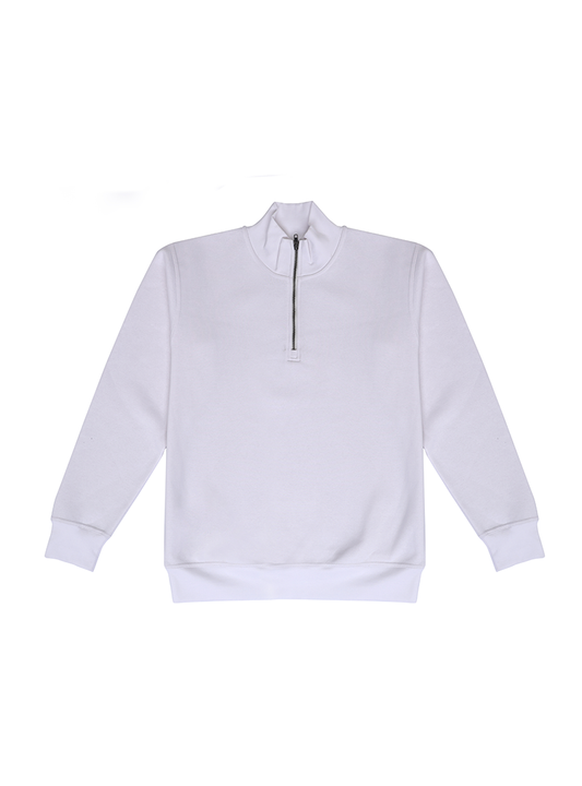 Quarter Zip Neck Sweat Shirt